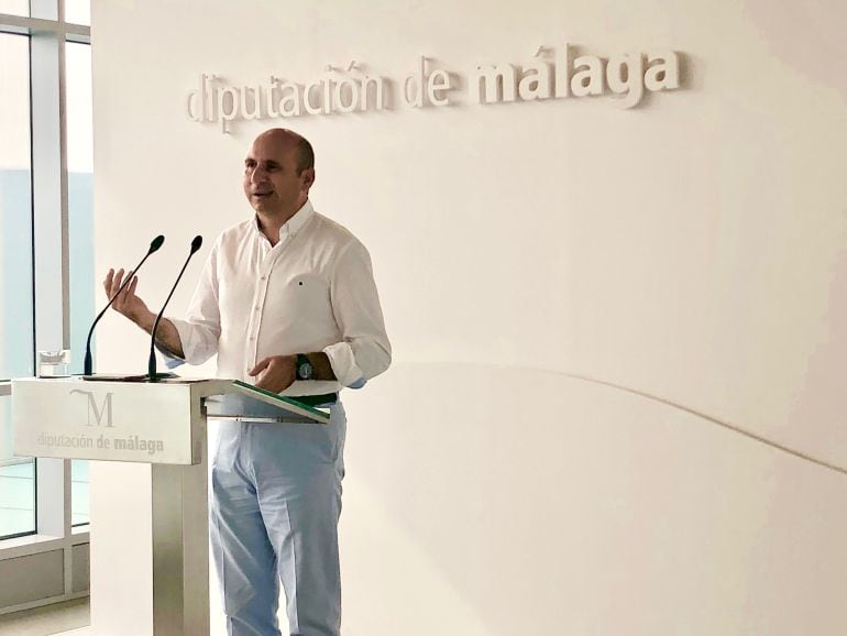 Francisco Conejo, portavoz del PSOE en la Diputación de Málaga.