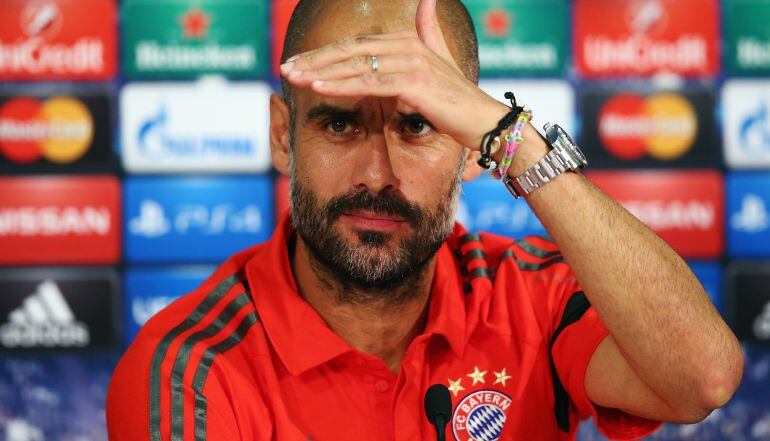 El técnico del Bayern Pep Guardiola.