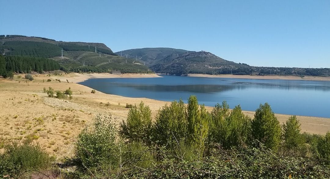 Aspecto del embalse el pasado fin de semana