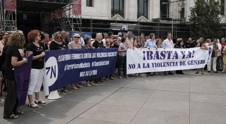 Una protesta contra la violencia de género