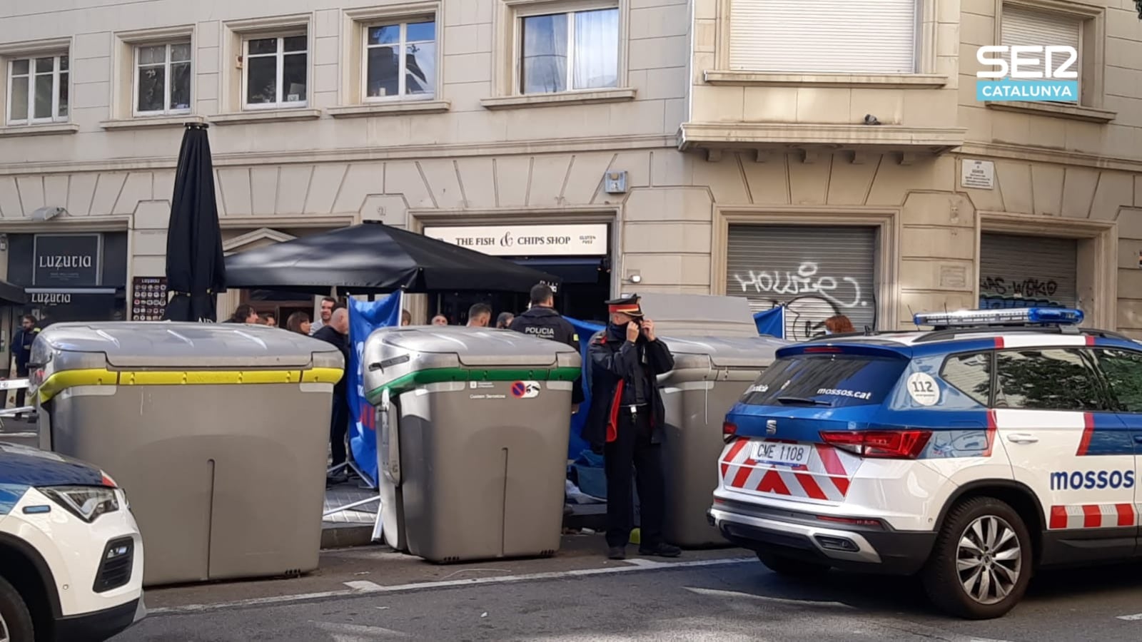 Encuentran un cadaver en el interior de una maleta en Barcelona