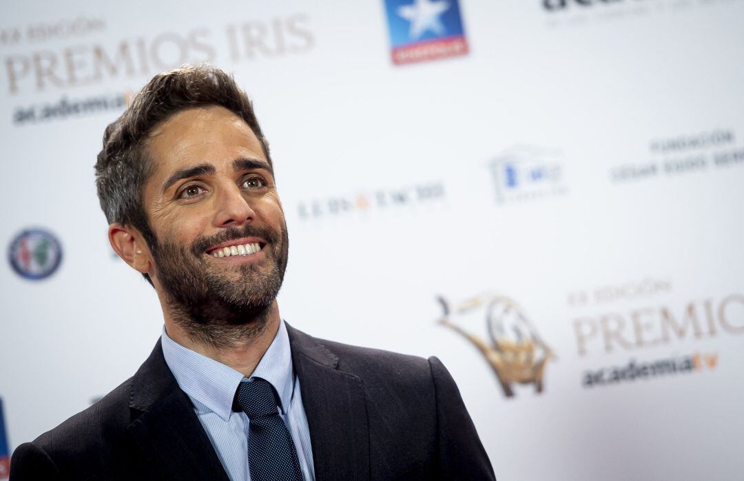 Roberto Leal, durante la entrega de los premios Iris