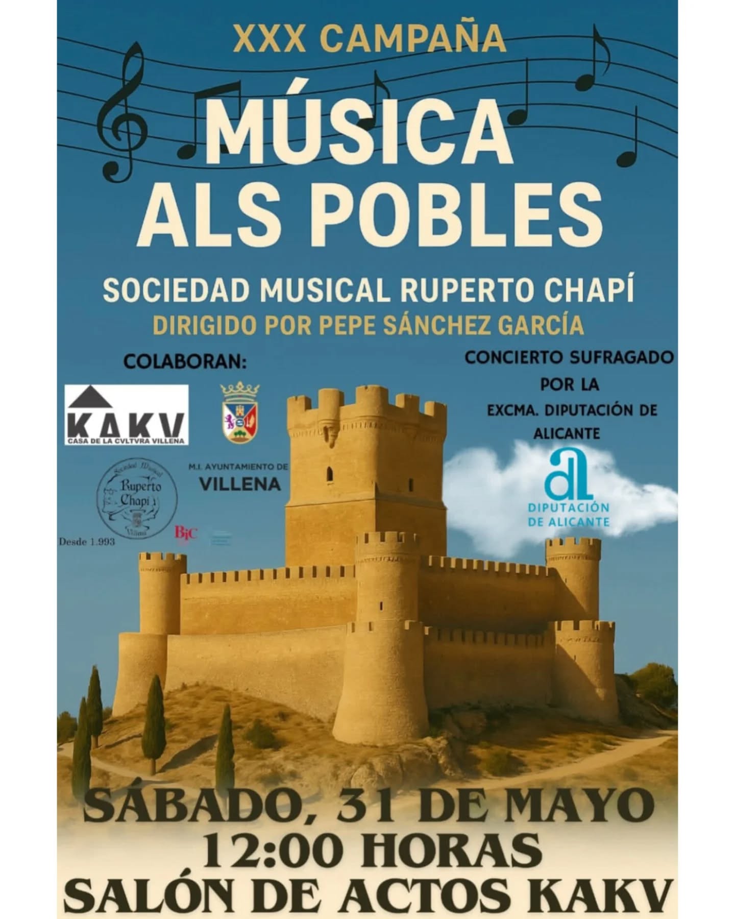 Cartel del concierto