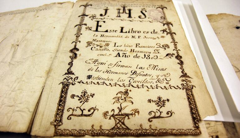 Imagen de uno de los documentos recuperados