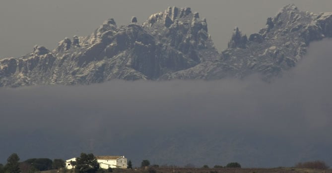 En la imagen, vista de las montañas de Montserrat, en Cataluña.