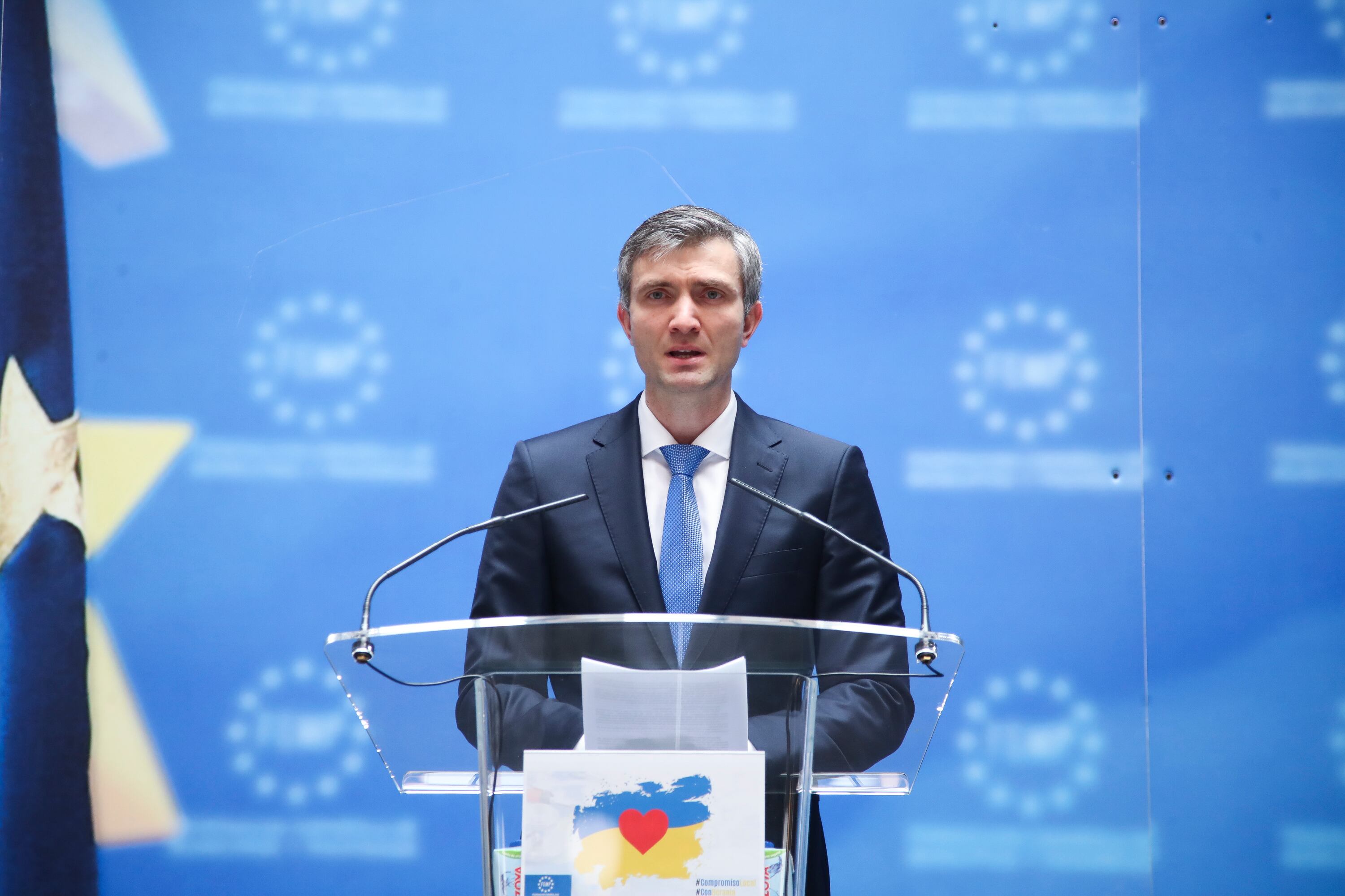 Dmitriy Matyushenko, ministro consejero y encargado de negocios de la embajada de Ucrania en España, EFE/David Fernández