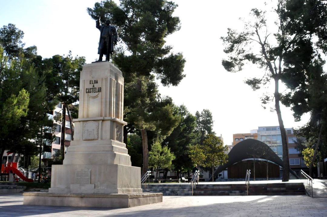 Imagen de archivo de la Plaza Castelar de Elda 