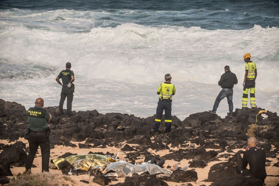 Inmigrantes fallecidos en Lanzarote