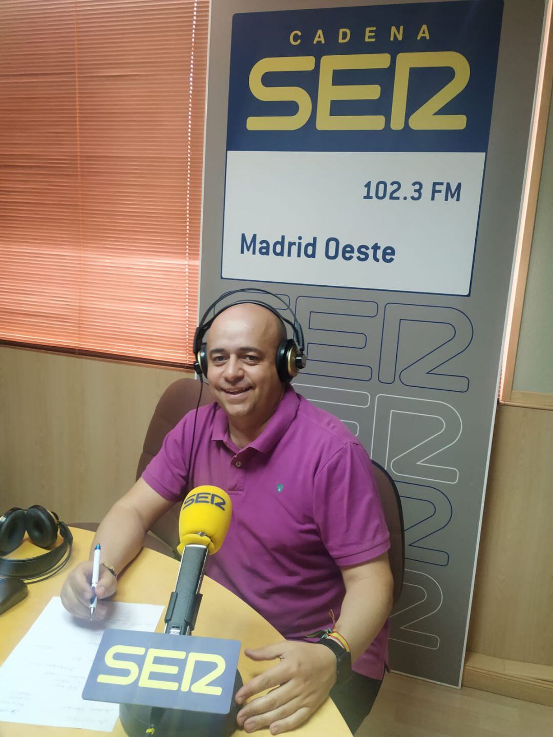 Jorge Leal, profesor de la Escuela Simone Ortega de Móstoles