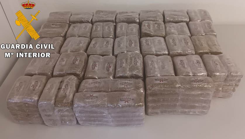 Hachís decomisado en Andújar