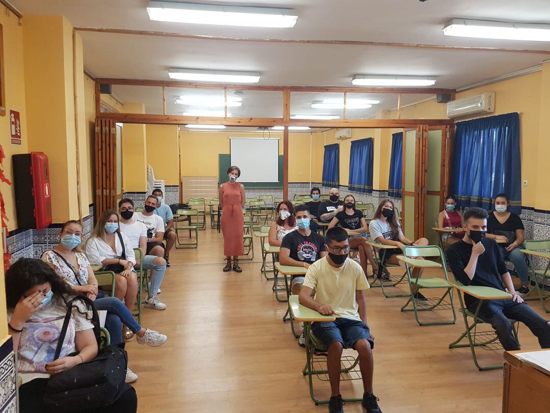 Clase de Formación Profesional del Instituto Miguel Romero Esteo