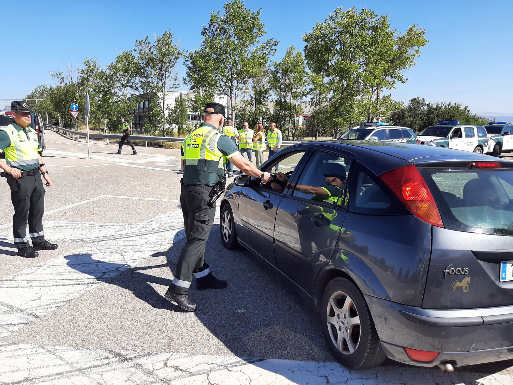 Control de alcoholemia de la Guardia Civil