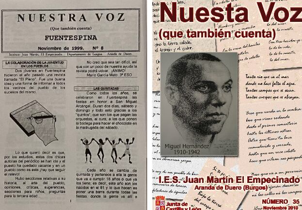 Uno de los números de la revista &#039;Nuestra voz&#039;