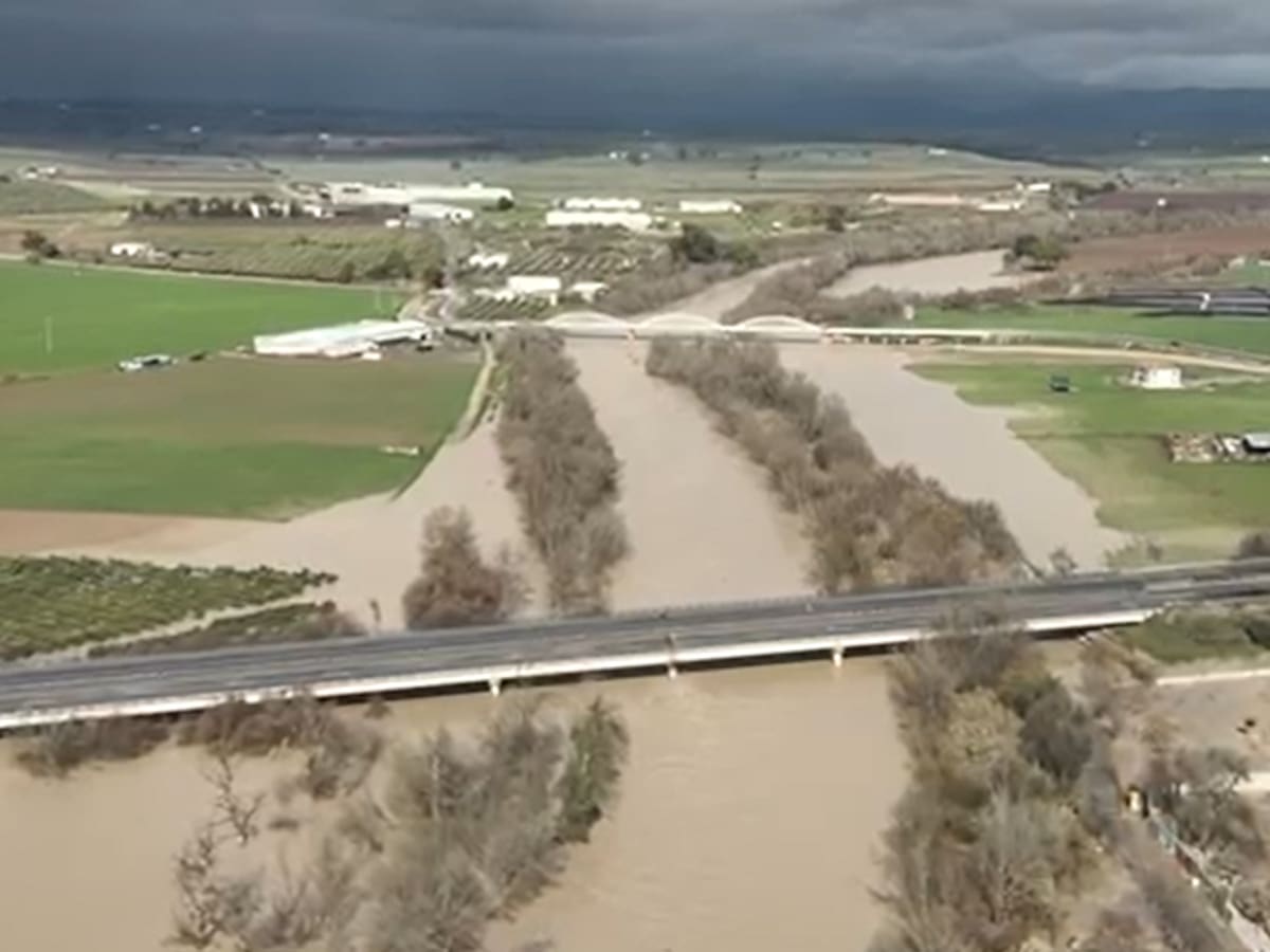 El Guadalquivir empieza a desbordarse en la provincia de Córdoba