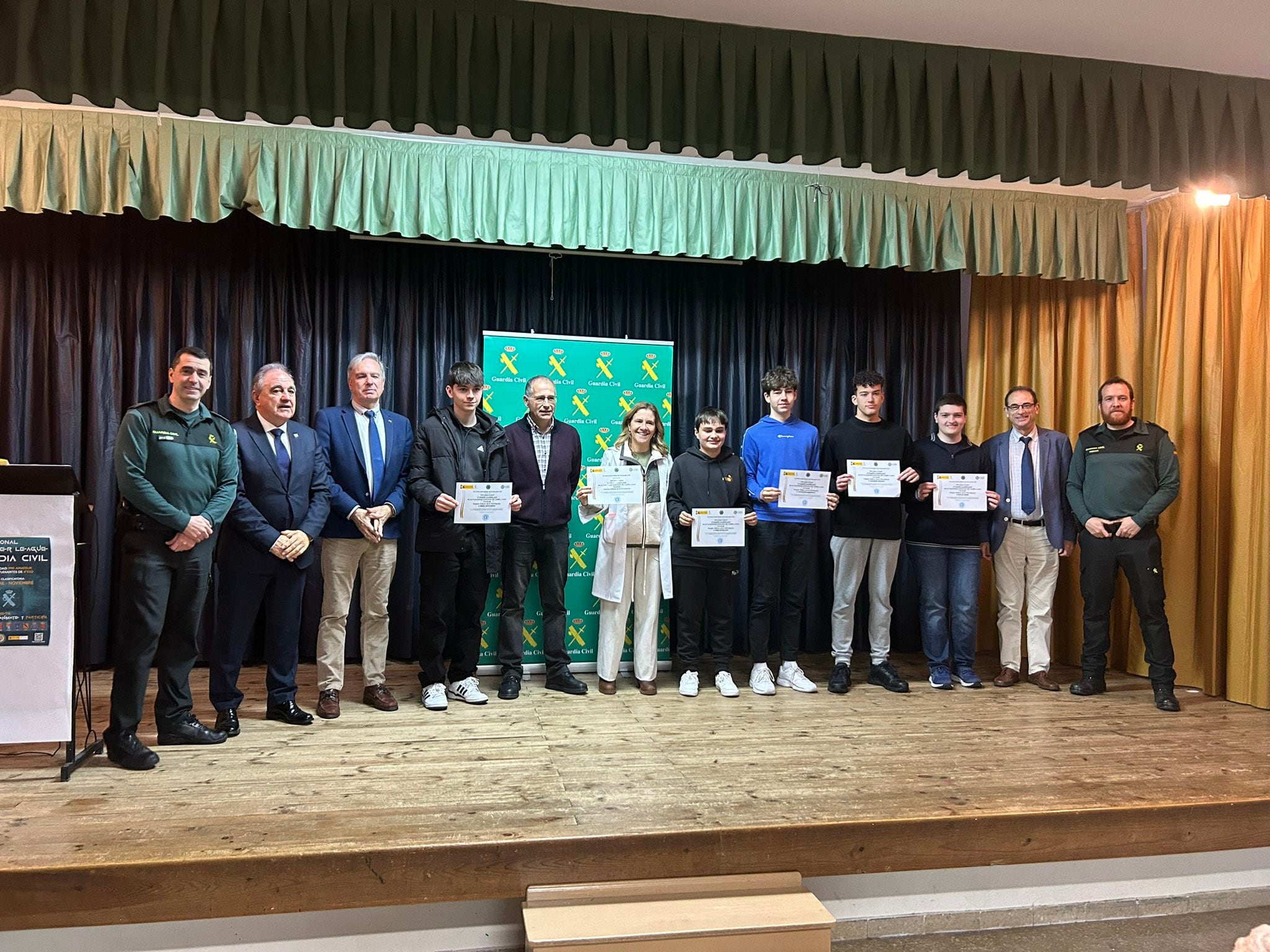 El Colegio ‘Nuestra Señora de la Providencia’ de Palencia segundo clasificado de la VI Ciberliga de la Guardia Civil