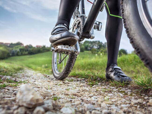 Ciclista/Imagen de archivo