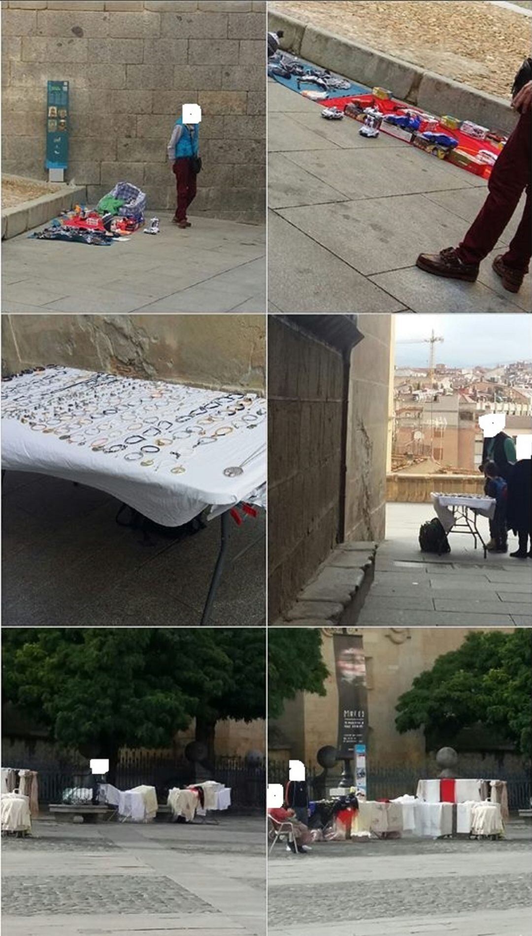 Top manta denunciado por la ACSA