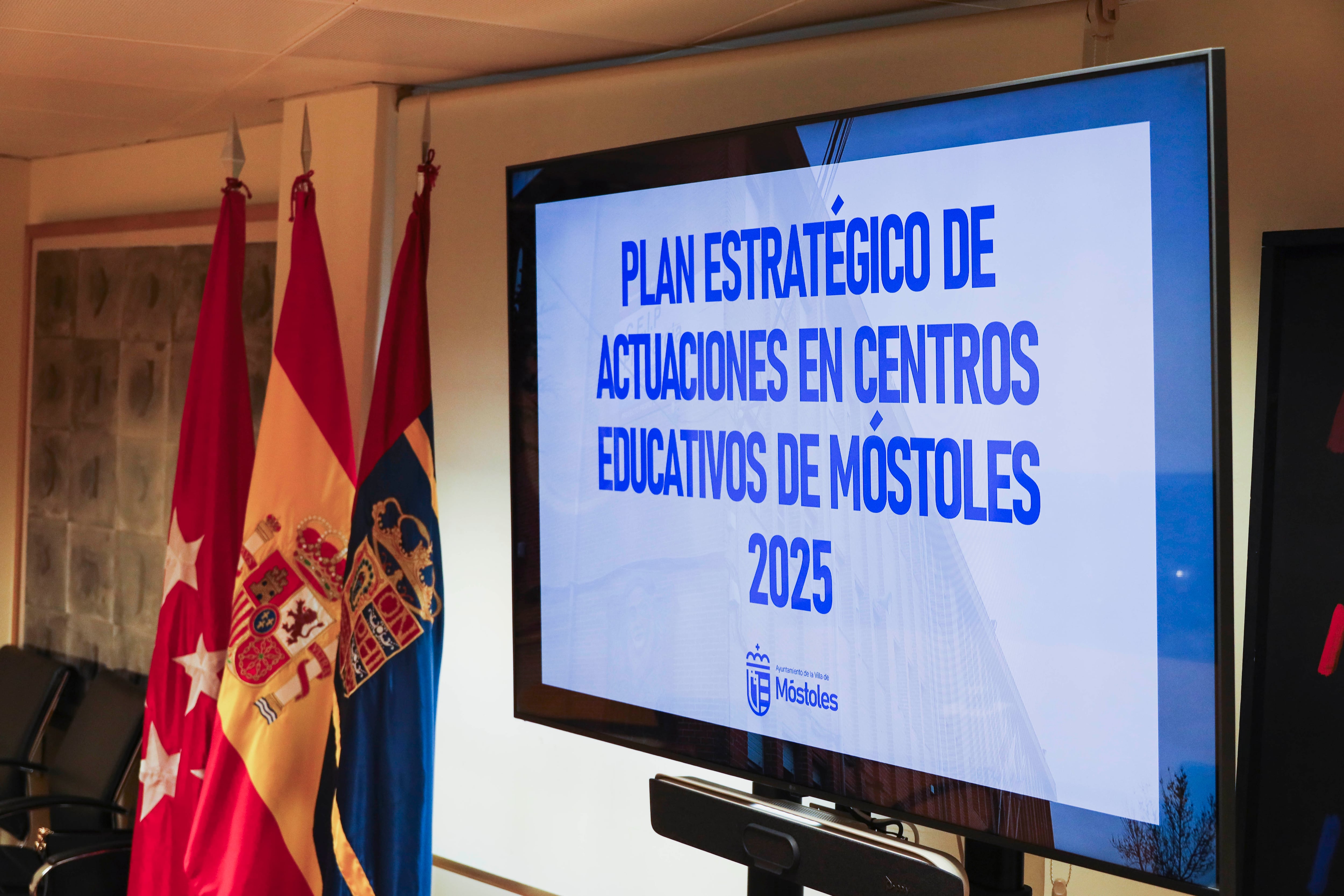 Presentación del plan estratégico de actuaciones en centros educativos de Móstoles 2025