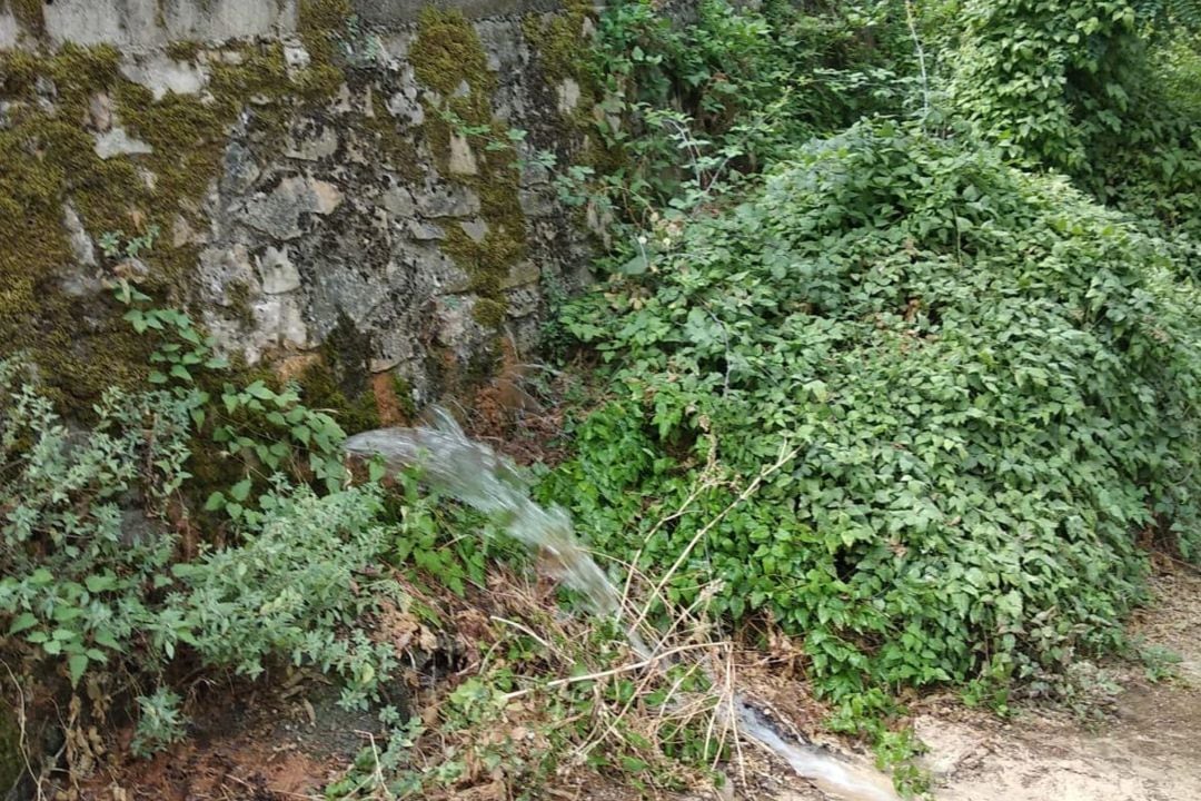 Avería en el paseo del Júcar.