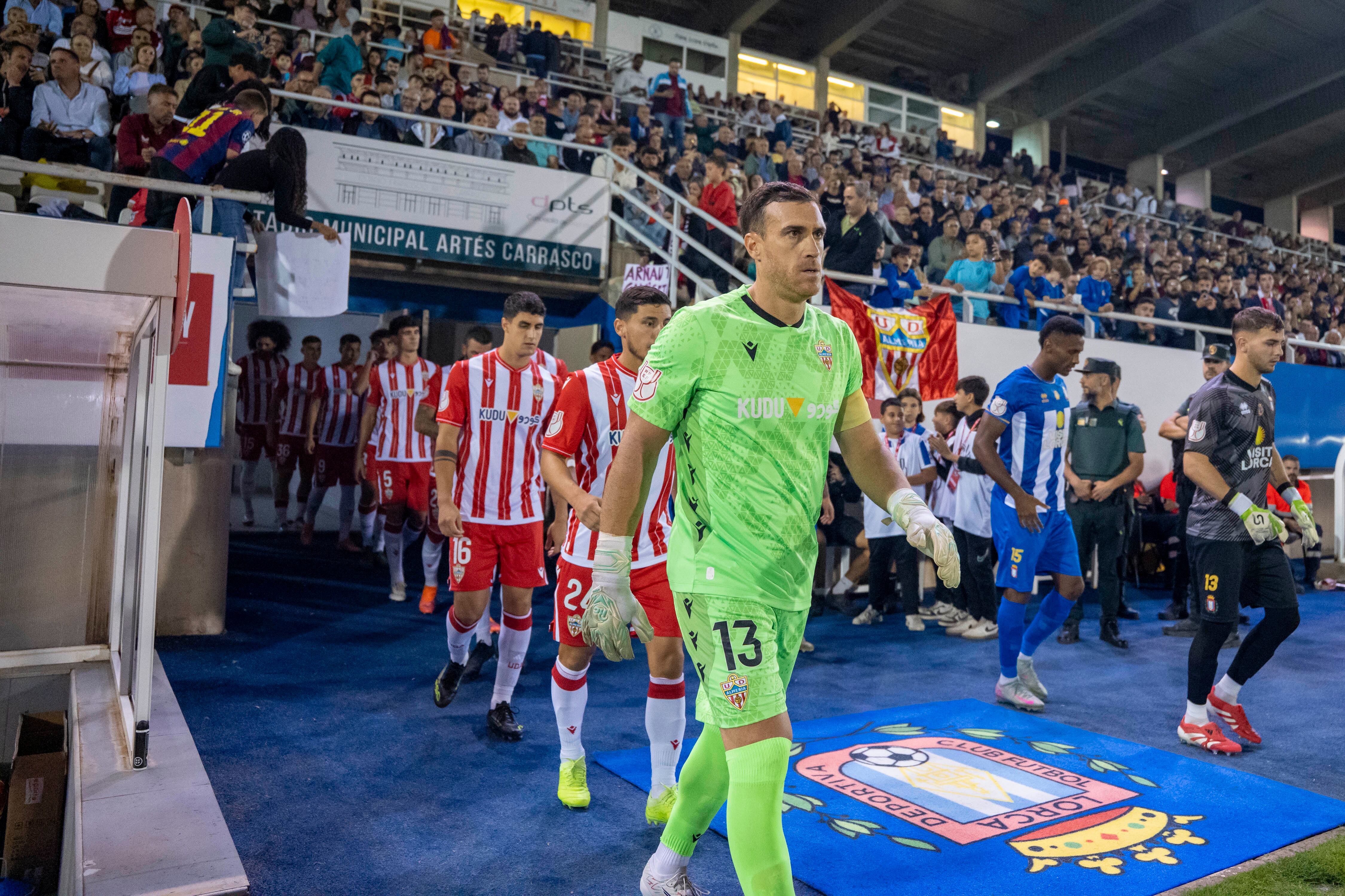 Fernando solo ha jugado un partido en la Copa ante el Lorca.