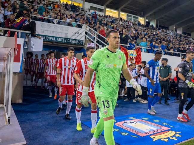 Fernando solo ha jugado un partido en la Copa ante el Lorca.