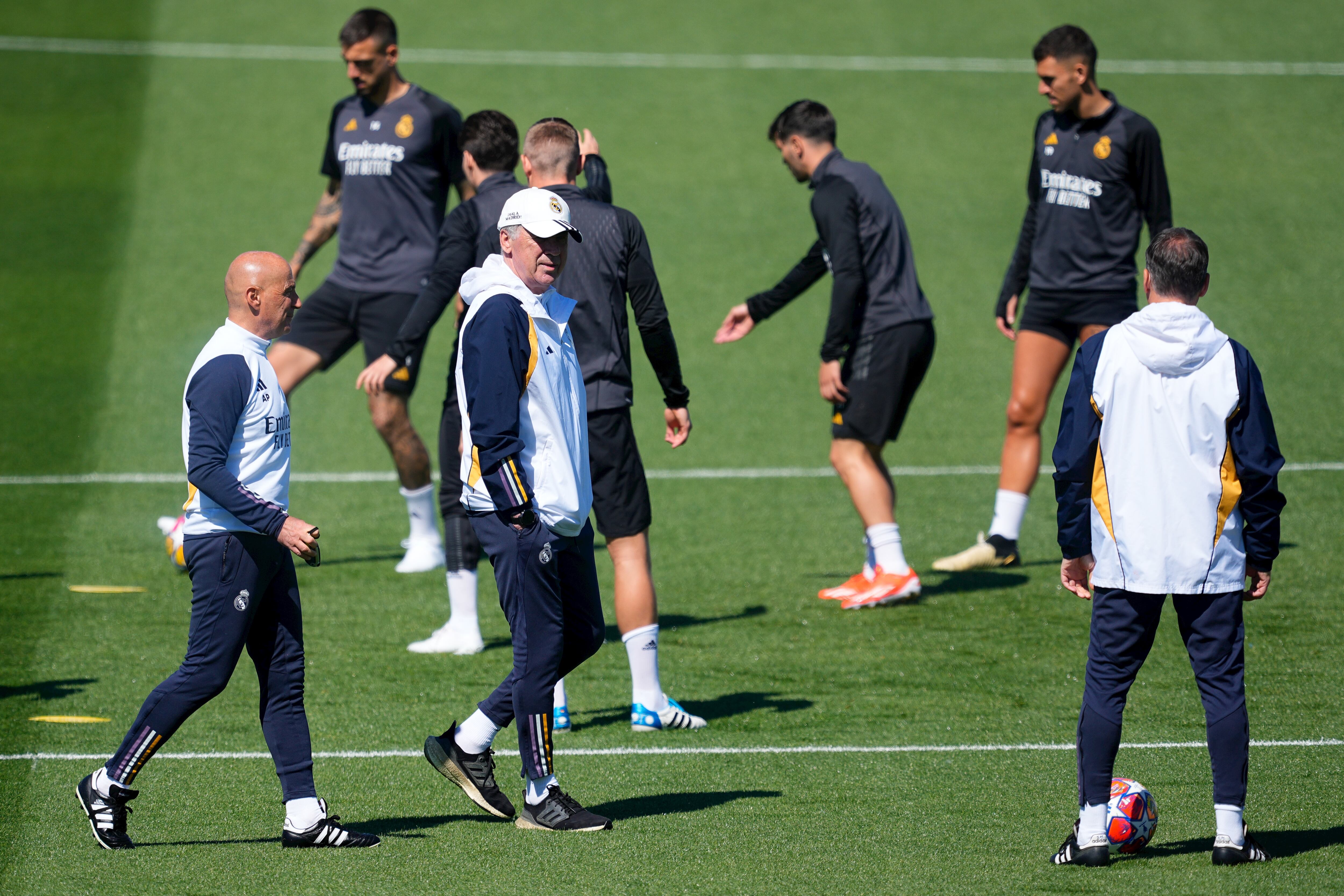 El Real Madrid preparando la vuelta de semifinales de la Uefa Champions League