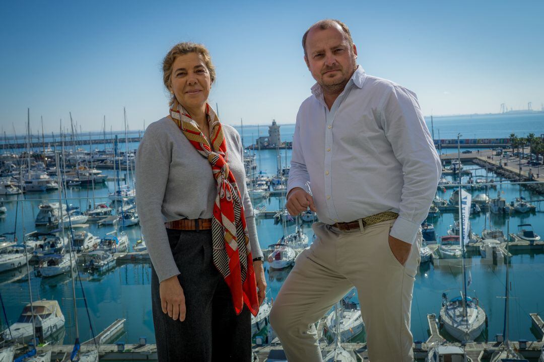 Valle de la Riva y Eduardo Lacave en Puerto Sherry