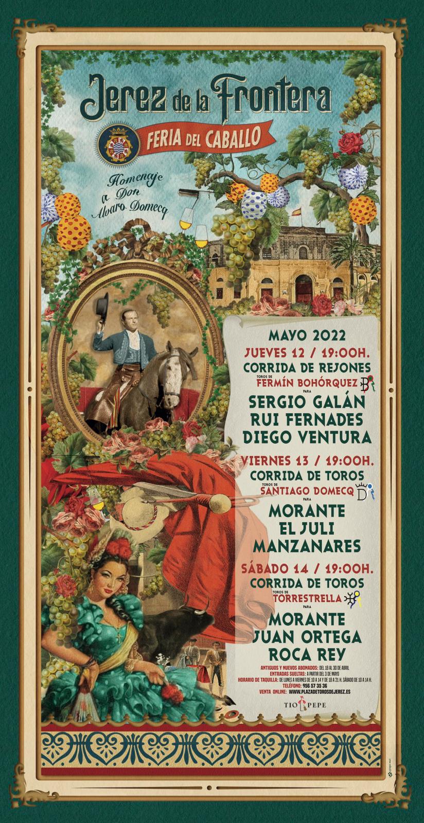 Cartel Feria Taurina de Jerez 2022