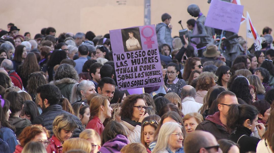 Concentración 8-M, Plaza María Agustina, Castellón