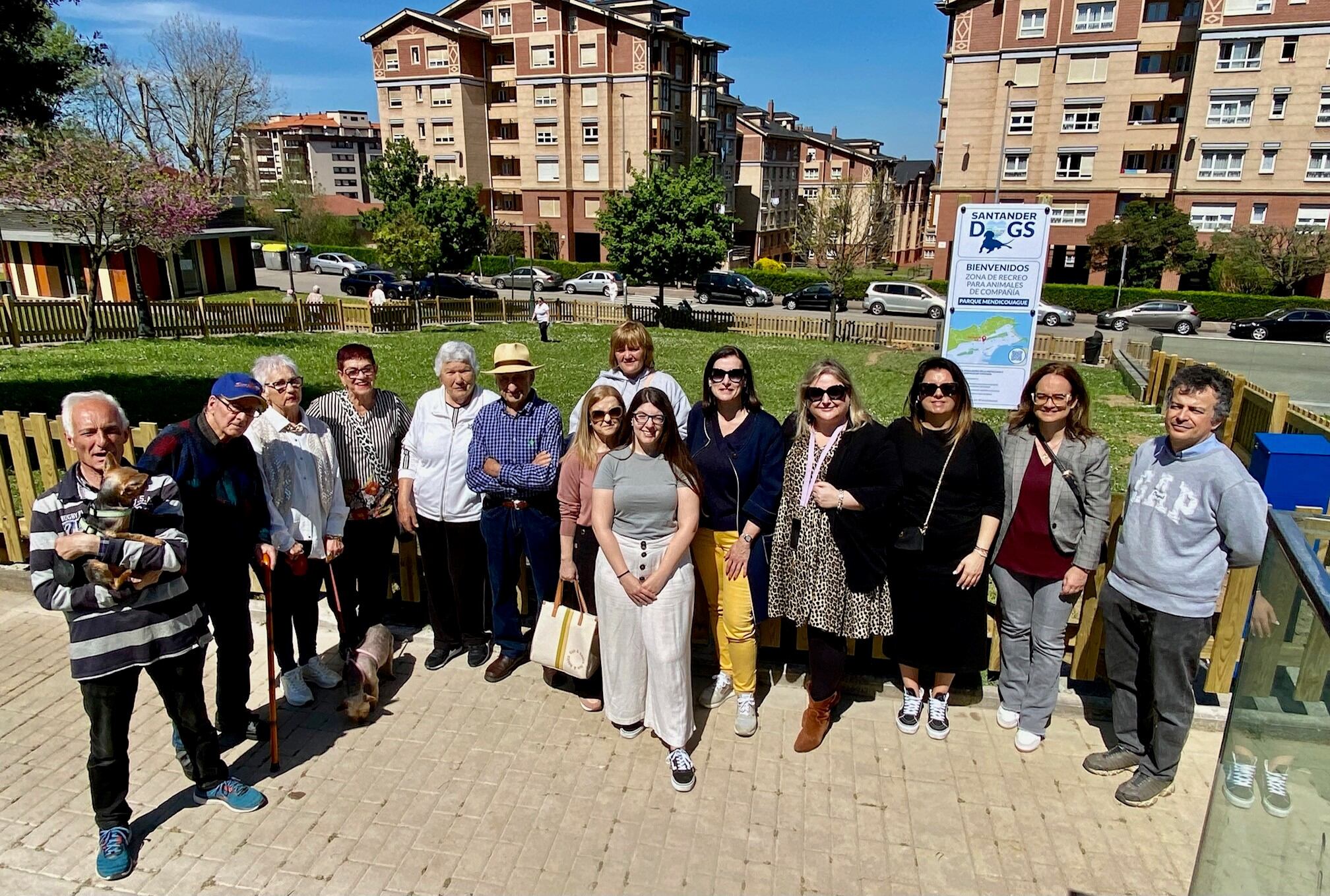 Nueva área de esparcimiento canino en el parque de Mendicouague.