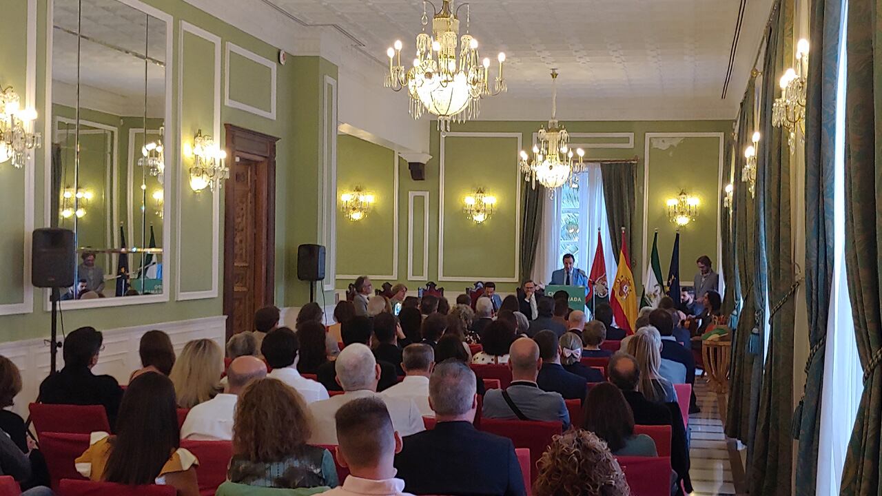 Acto de presentación de la asociación de productores de chopo de la Vega de Granada &quot;Marjal&quot; en el Carmen de los Mártires