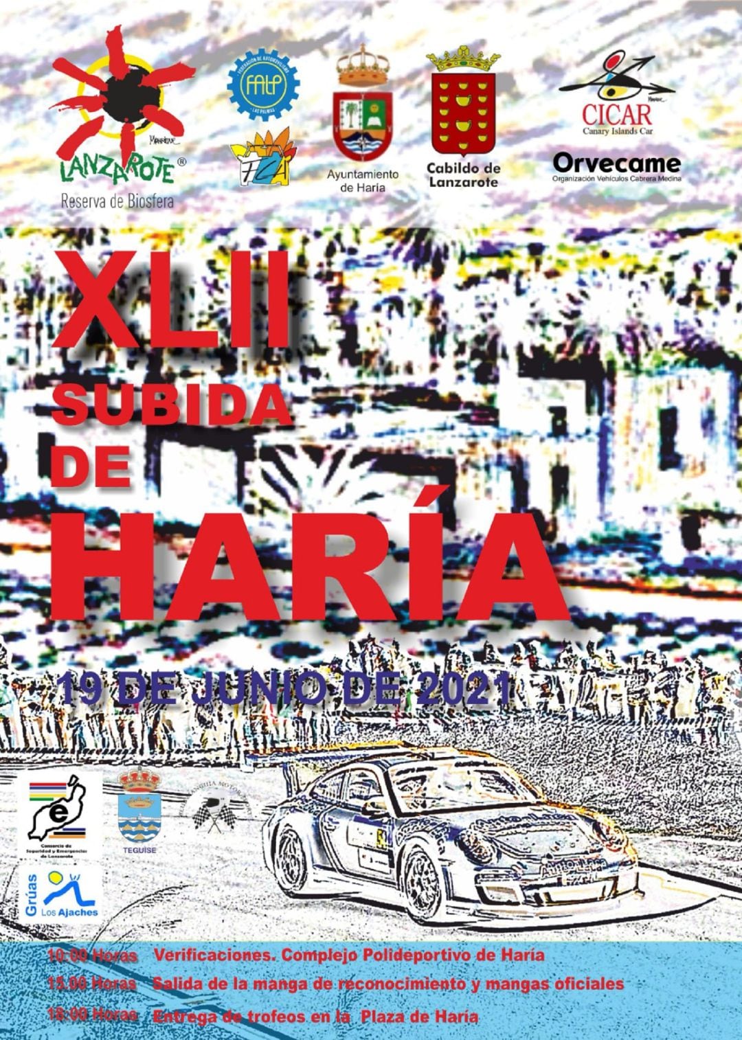 Cartel de la XLII Subida a Haría.