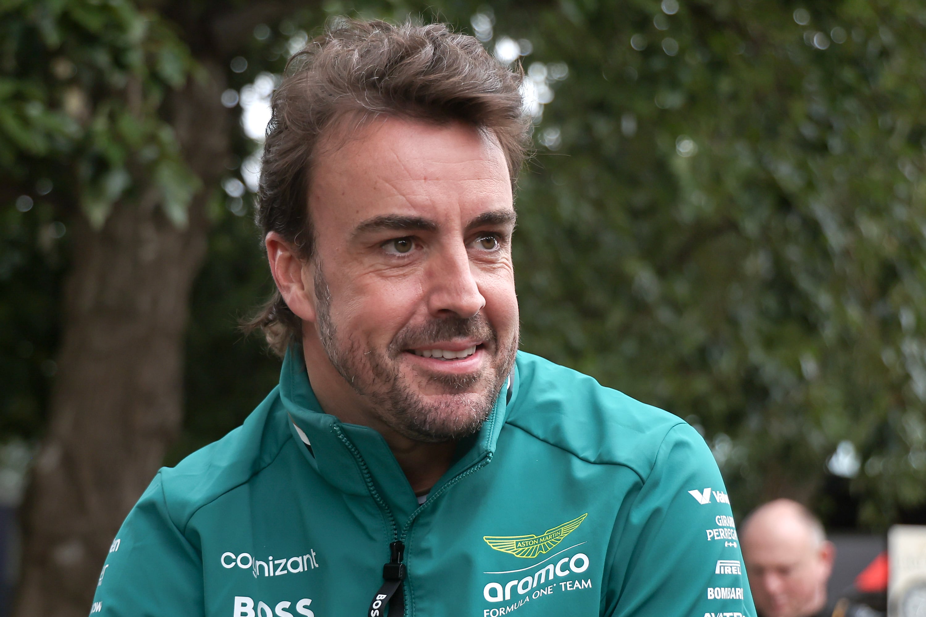 Fernando Alonso, durante el GP de Australia 2024