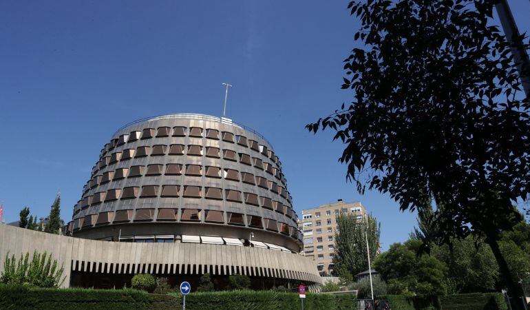 Vista tomada del edificio del Tribunal Constitucional.