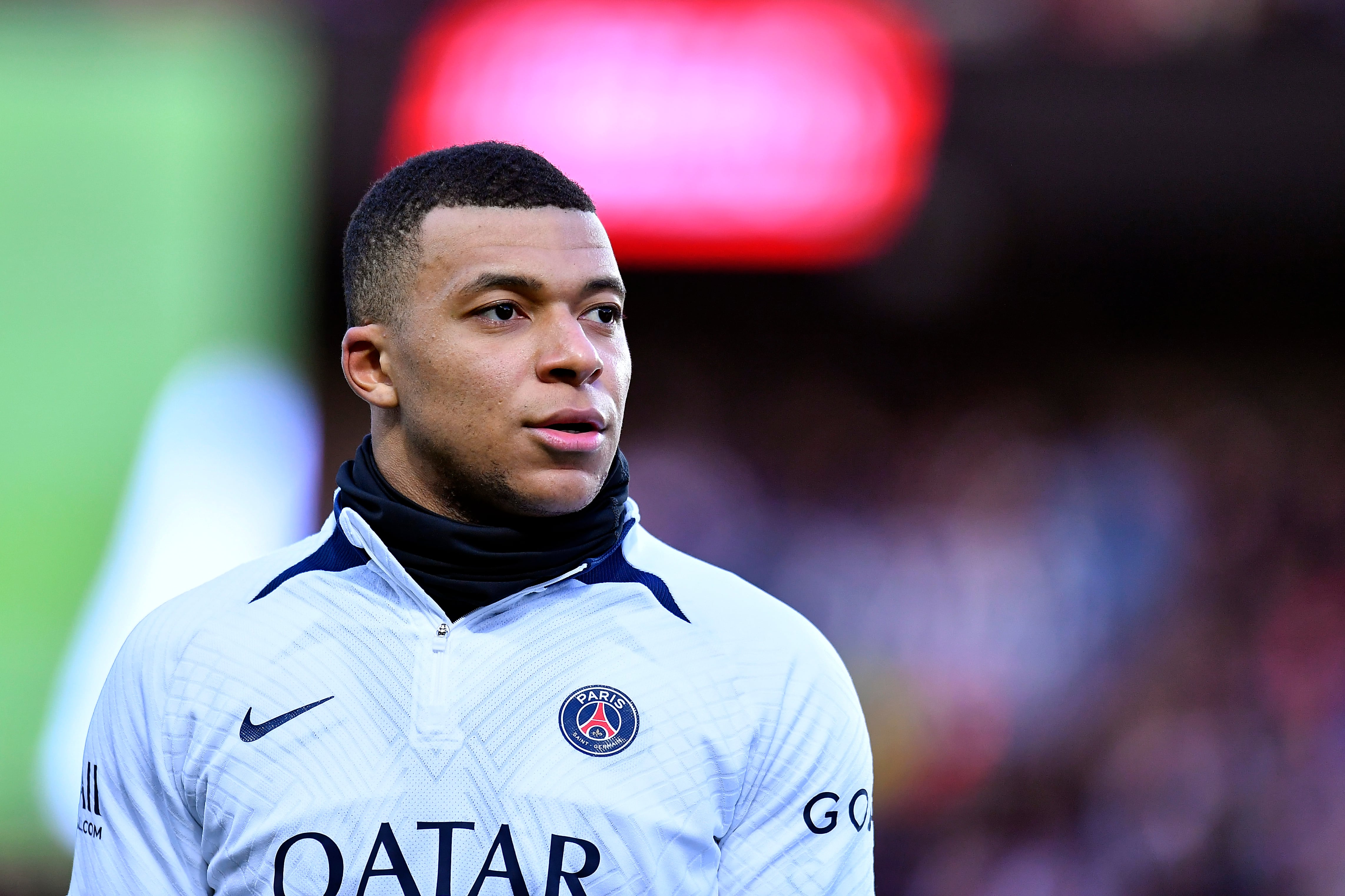 Kylian Mbappé durante una sesión de entrenamiento con el PSG. (Photo by Aurelien Meunier - PSG/PSG via Getty Images)