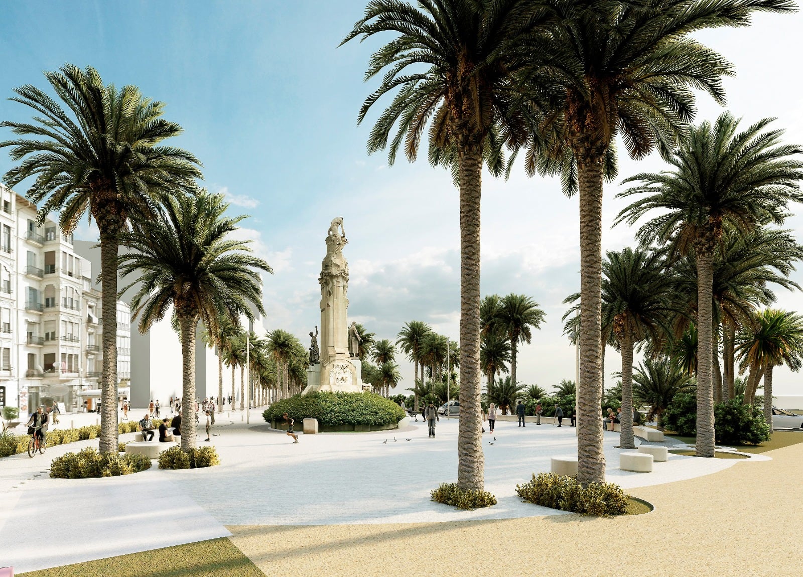 Recreación de la actuación en la plaza de Canalejas