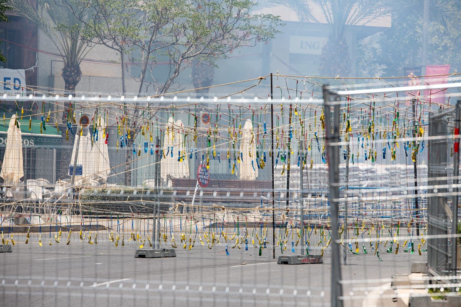 Mascletà de la pirotecnia Ferrández de Redován este jueves 20 de junio en la plaza de los Luceros de Alicante