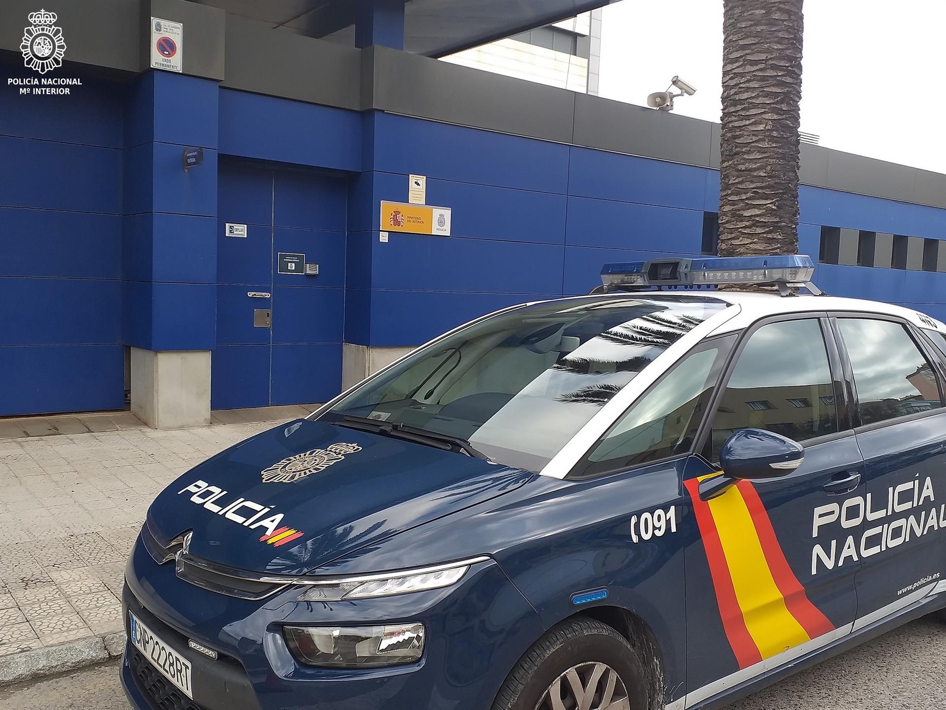 Coche de la Policía Nacional.