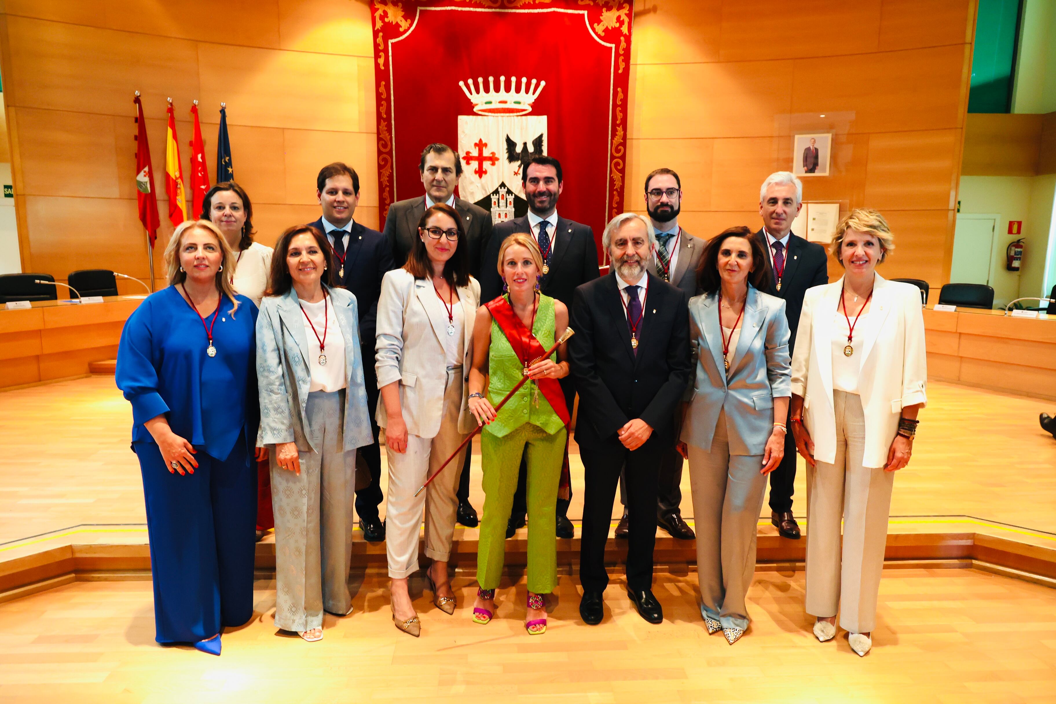 Equipo de gobierno del Partido Popular en el Ayuntamiento de Alcobendas liderado por la alcaldesa Rocío García