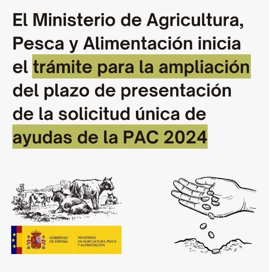 Ampliación del periodo para solicitar la PAC