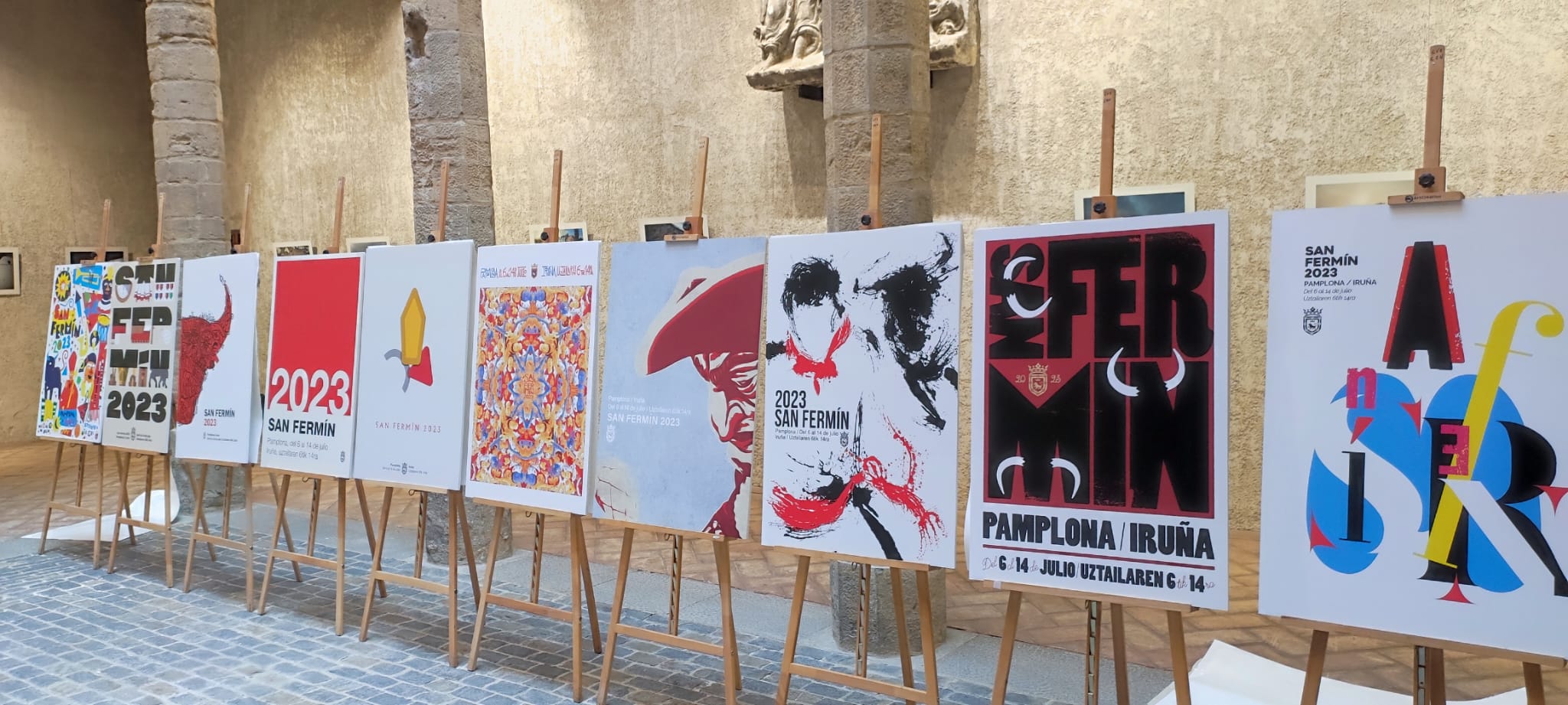 Los 10 carteles seleccionados por el jurado será la imagen de los Sanfermines 2023