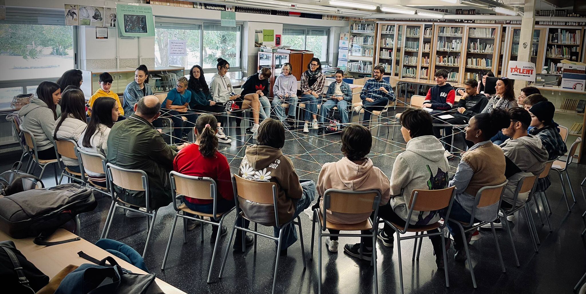 Una de las reuniones realizadas en el centro