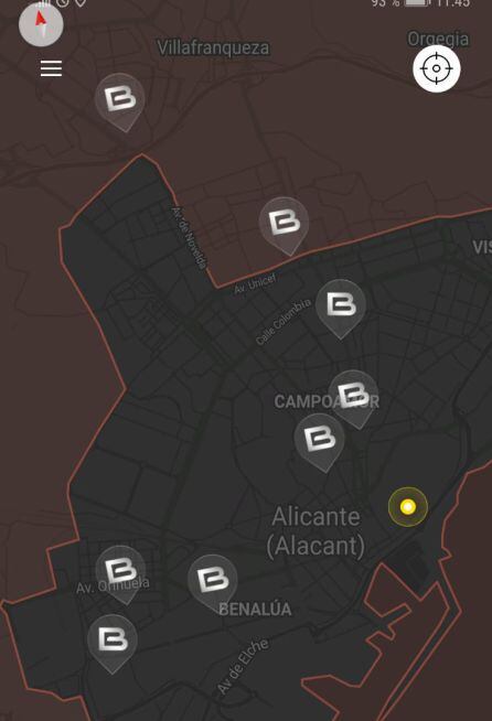 La empresa privada todavía tenía en circulación una decena de patinetes eléctricos este domingo