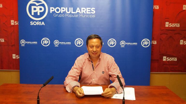 Adolfo Sainz, concejal del Partido Popular en el Ayuntamiento de Soria.