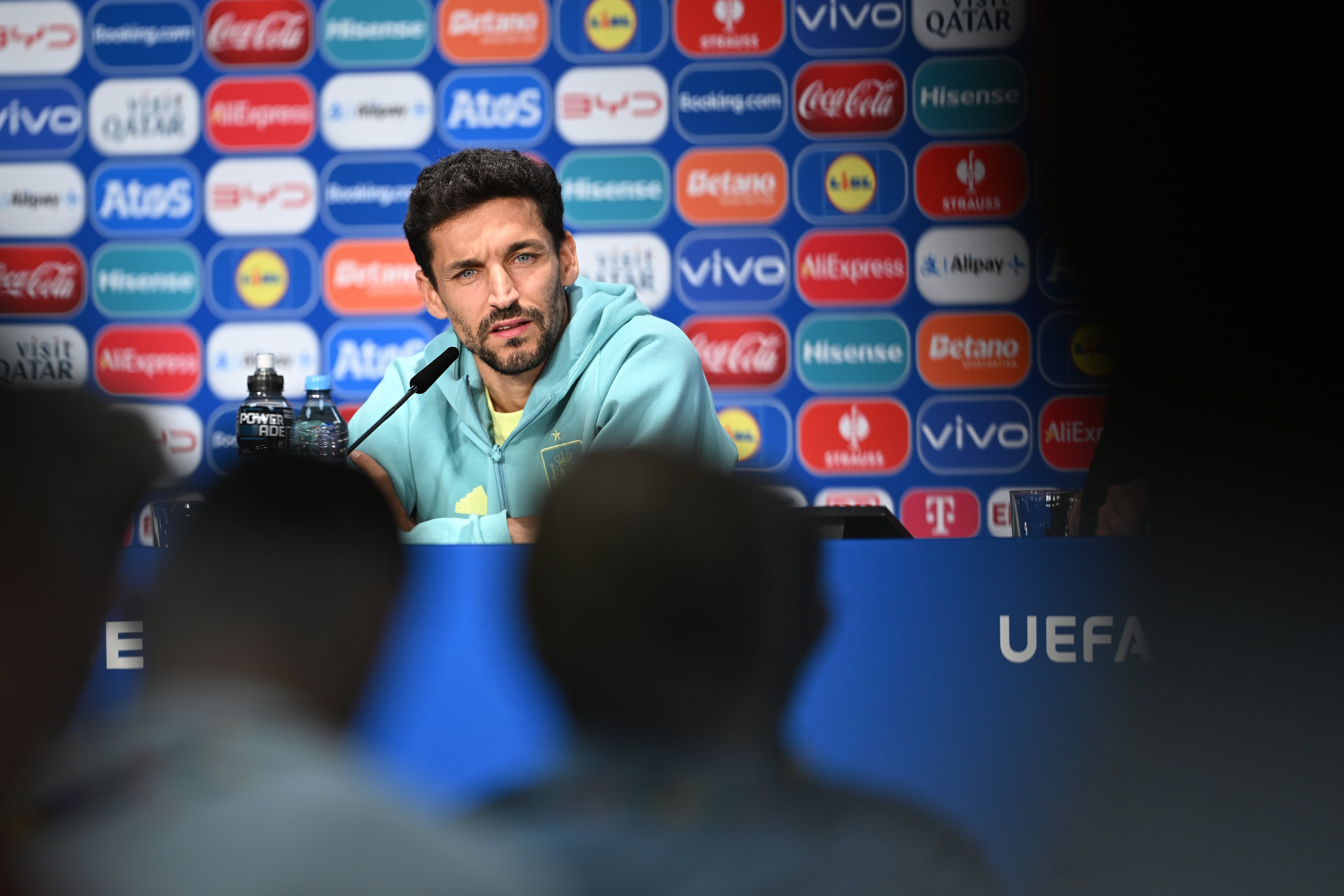 Jesús Navas comparece en la previa de la final de la Euro 2024