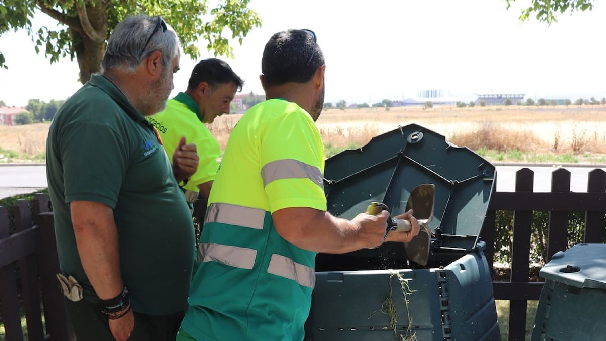 El compostaje comunitario de Ciempozuelos produce 400 kilos de abono de alta calidad