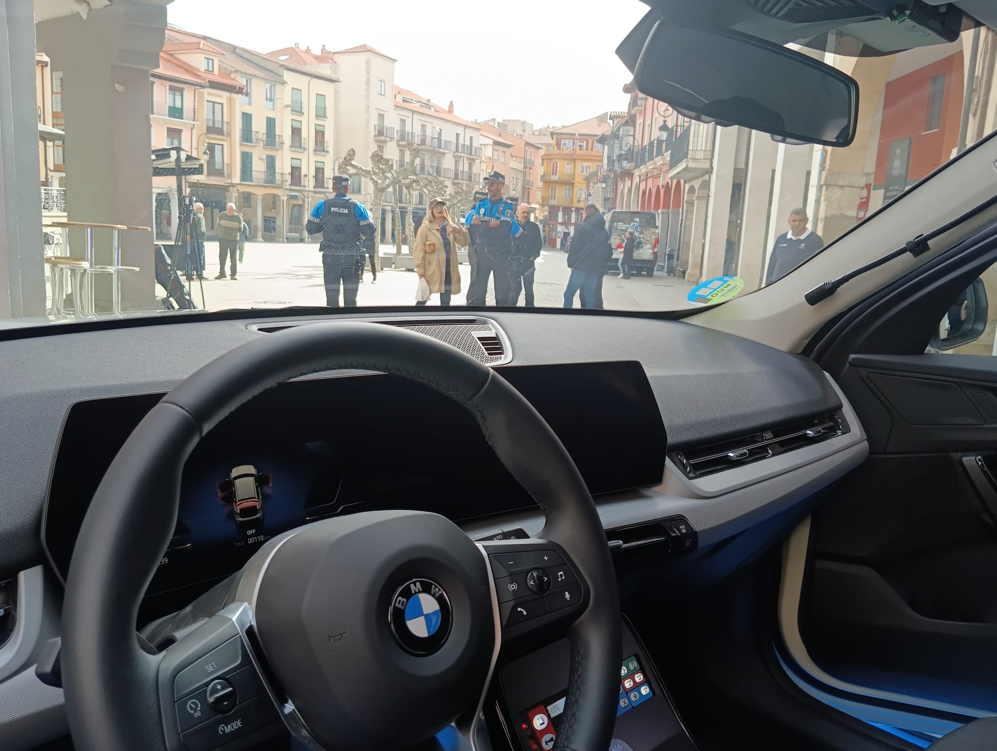 Interior de uno de los vehículos