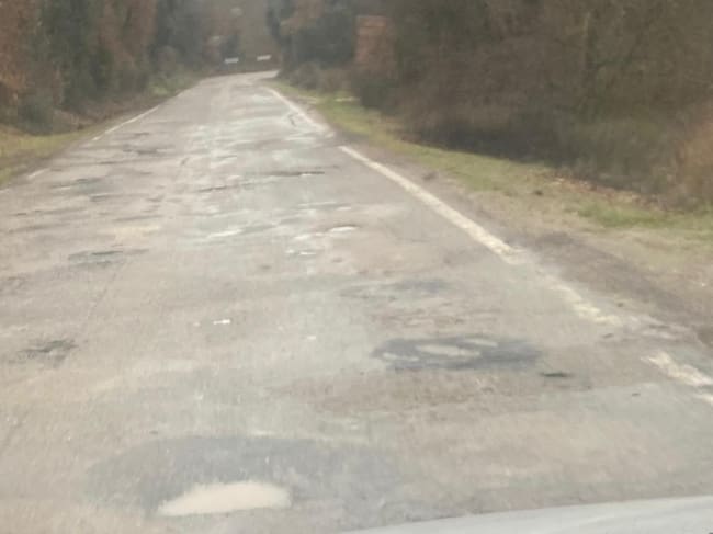 Aspecto que ofrece la carretera A-1228