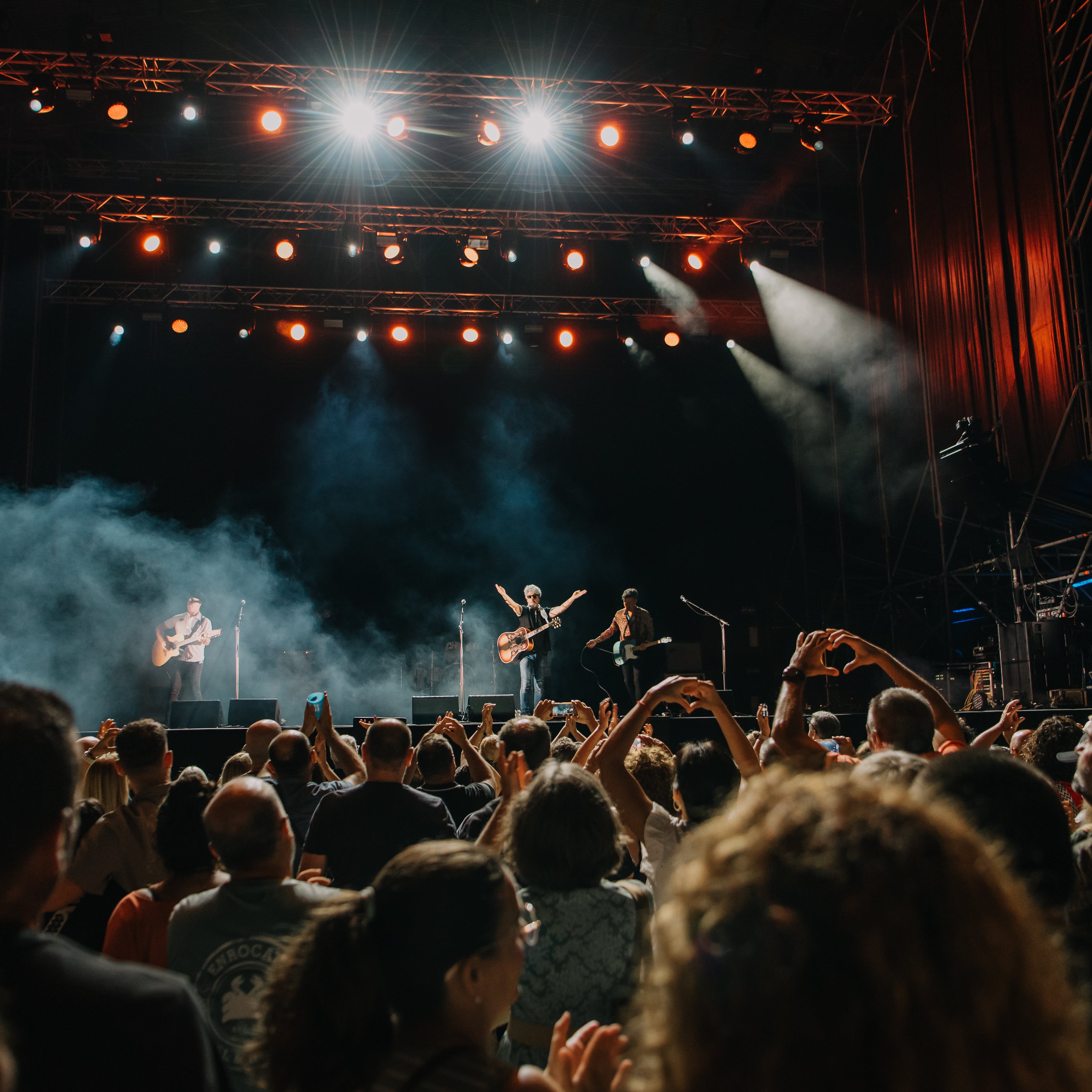 La Guardia i Seguridad Social a l&#039;escenari en un dels últims grans concerts.