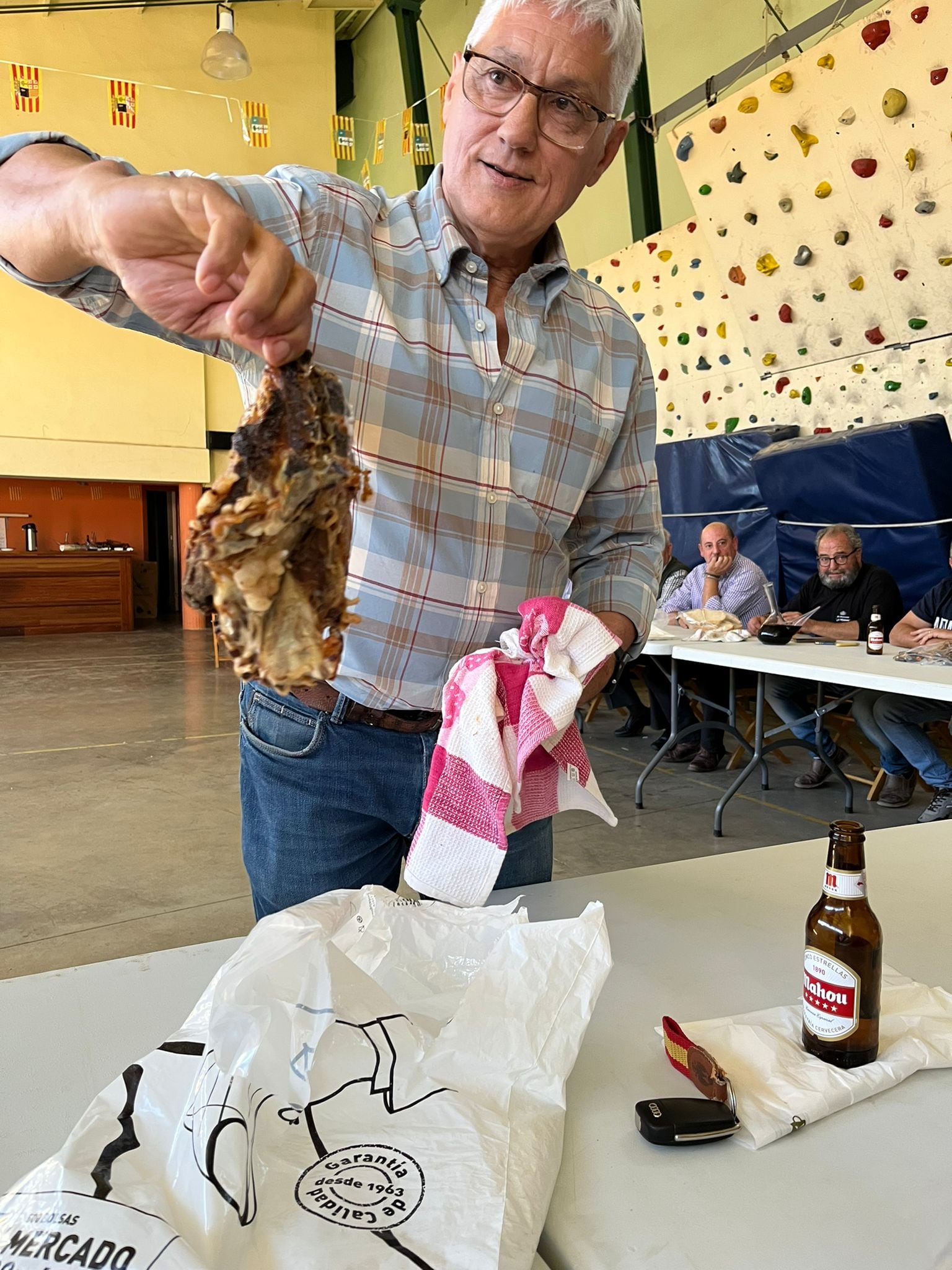 Releo de carne en Arascués